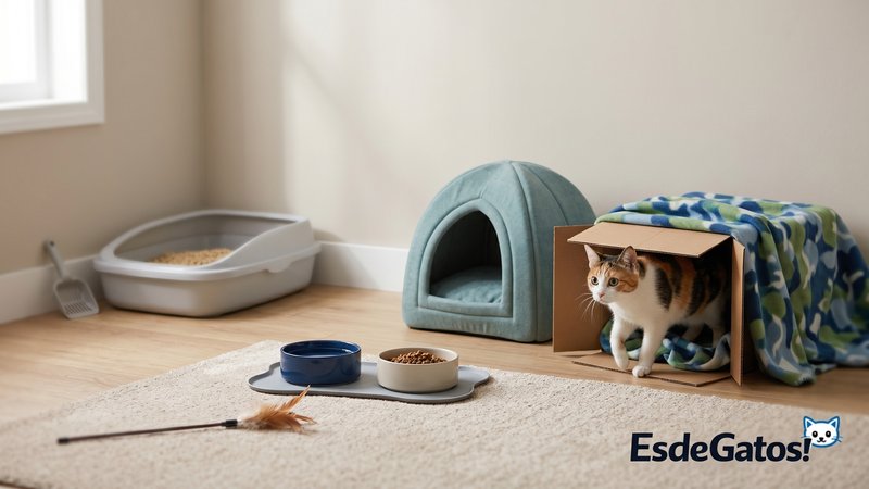 gato en caja