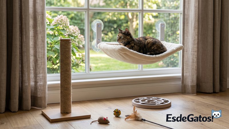gato mirando ventana