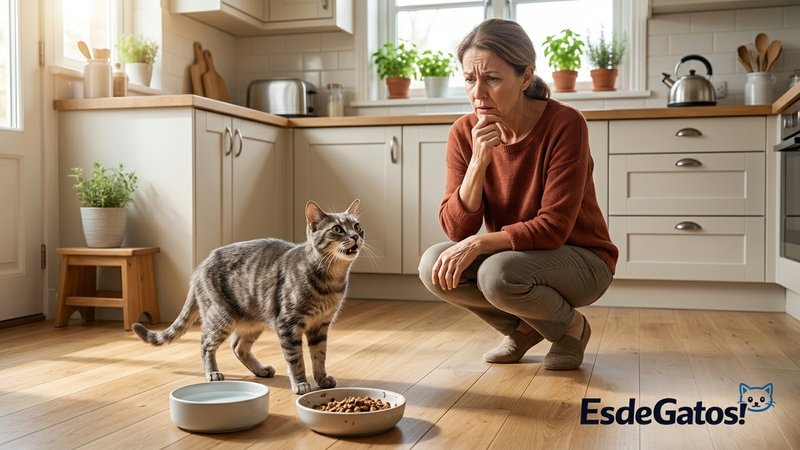 Un gato adulto mayor