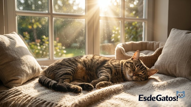 gato al sol