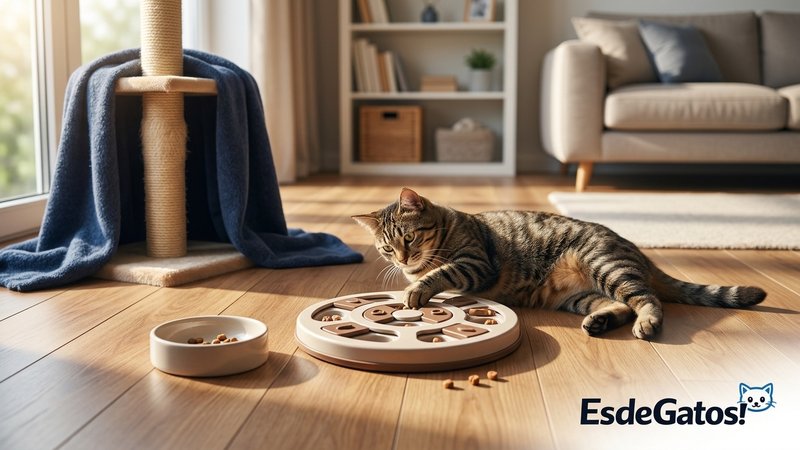 gato jugando