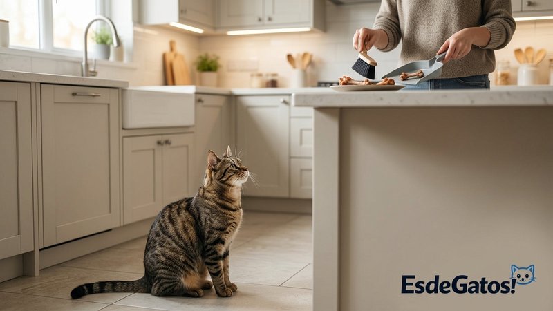 gato y huesos