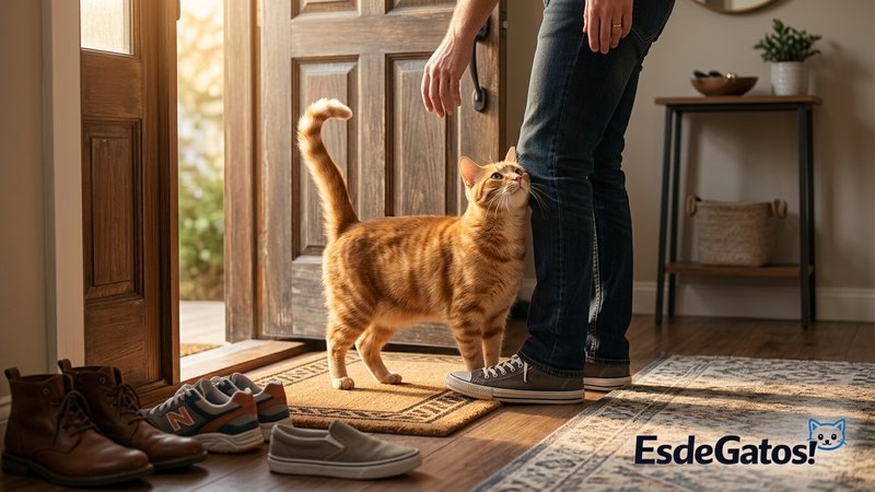 gato saluda