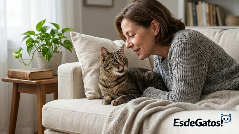 hablando al gato
