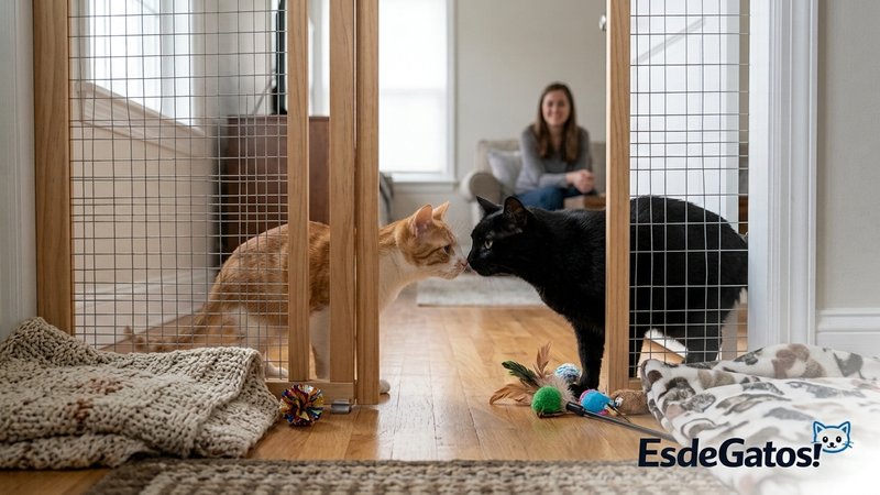 presentar dos gatos