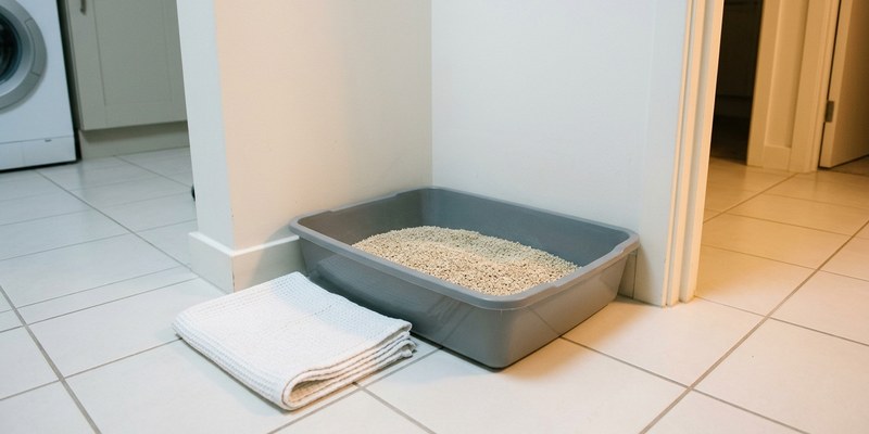 26 empty litter tray