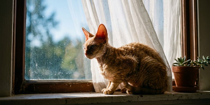 3 devon rex cat