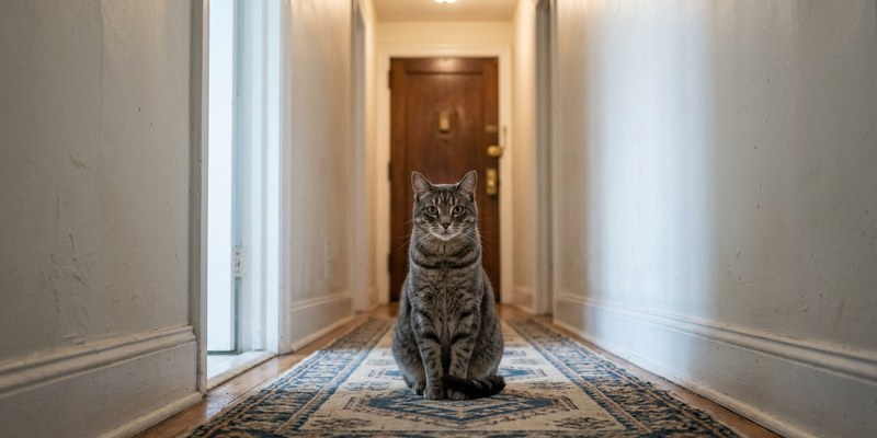 97 grey tabby cat