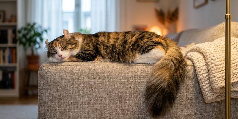 two cats sitting on