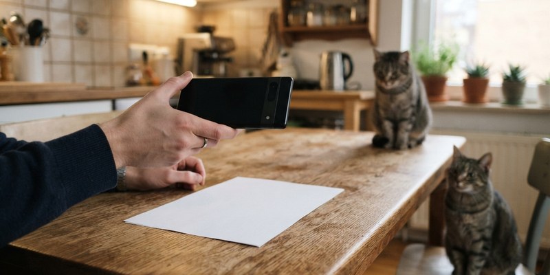 hand holding smartphone photogra