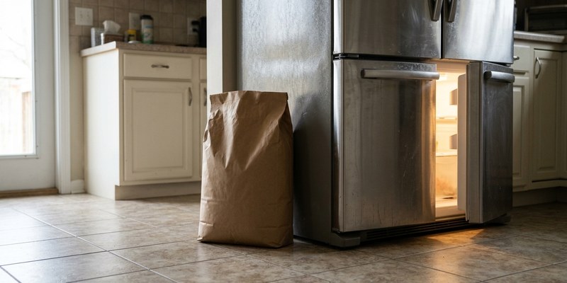 saco comida junto