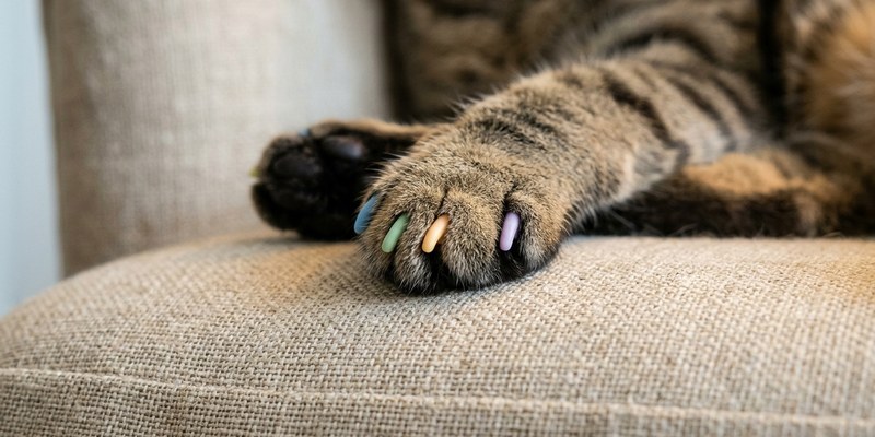 cat paw resting on