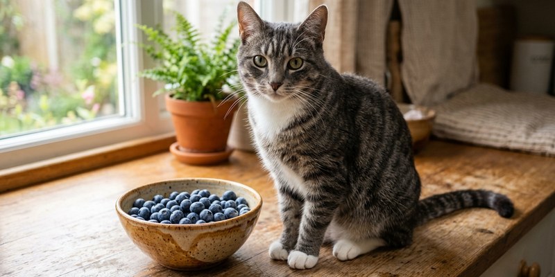 grey tabby cat sitting