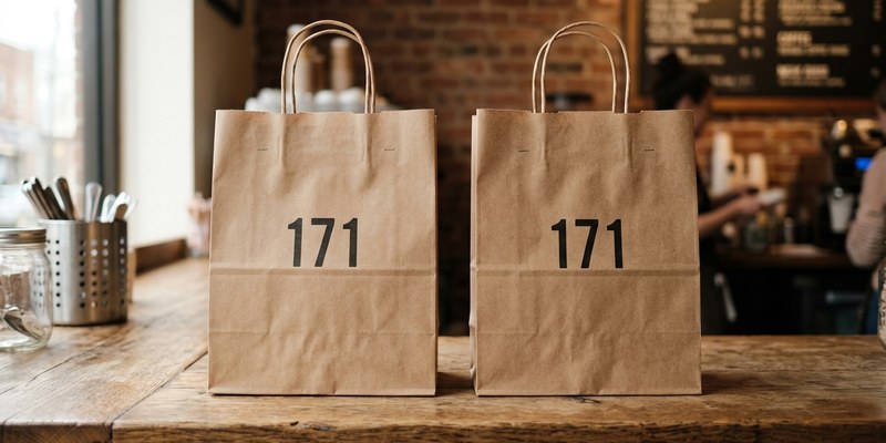 two food bags side