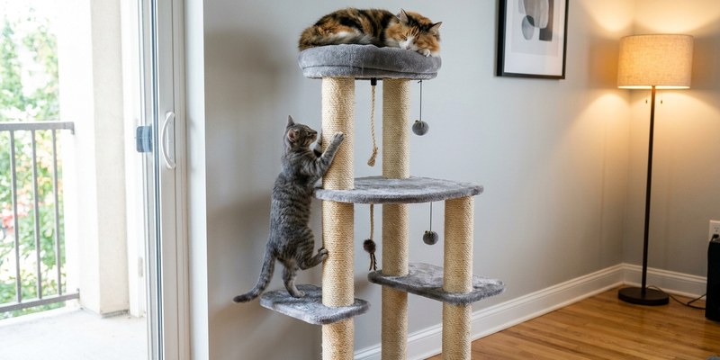 cats climbing