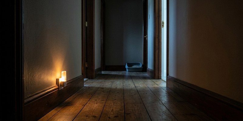 night light in hallway