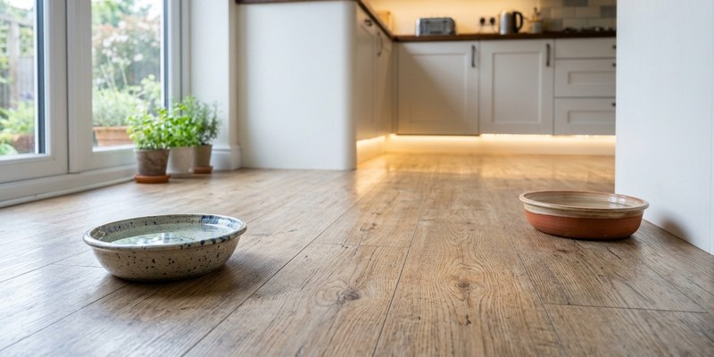 ceramic water bowls on