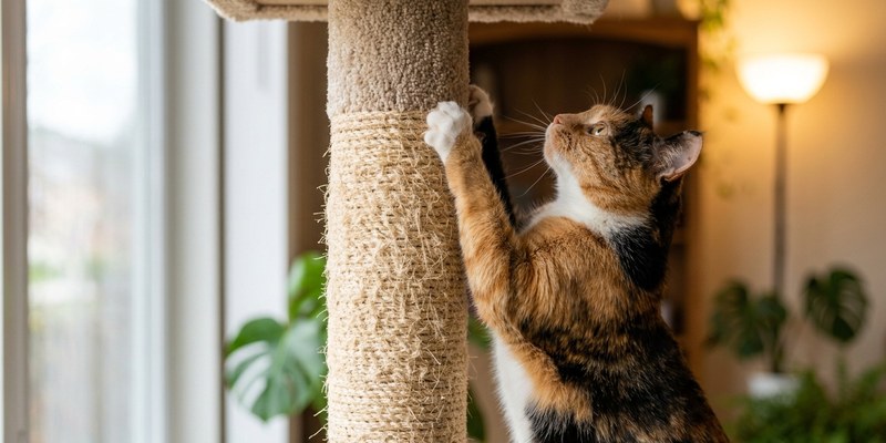 calico rascador vertical