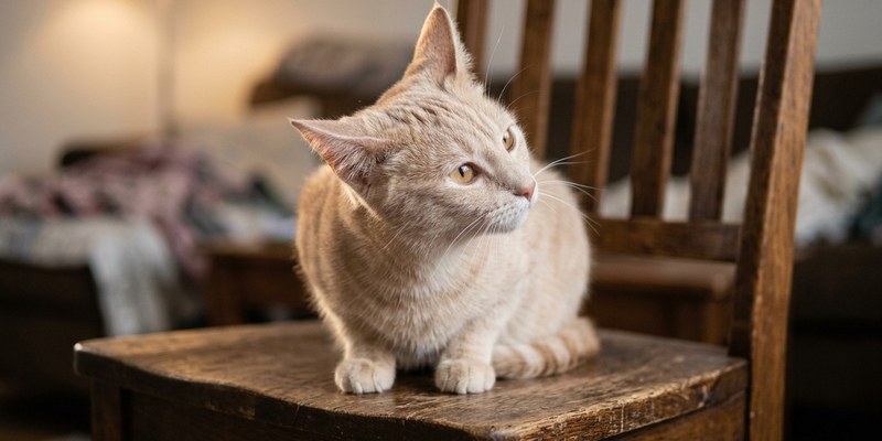 gato cabeza inclinada