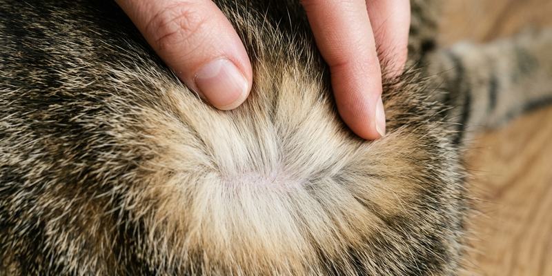 cat fur close up