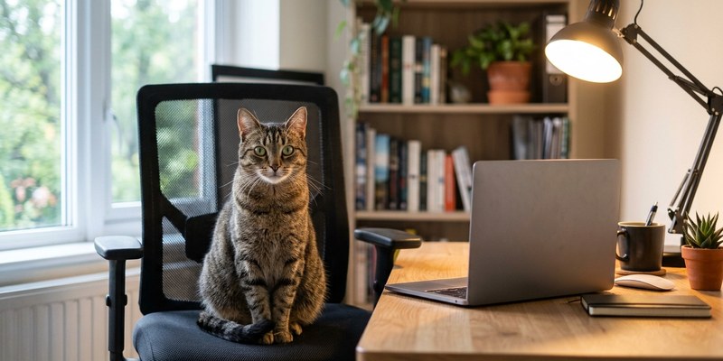 gato portatil silla