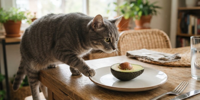 grey tabby cat on
