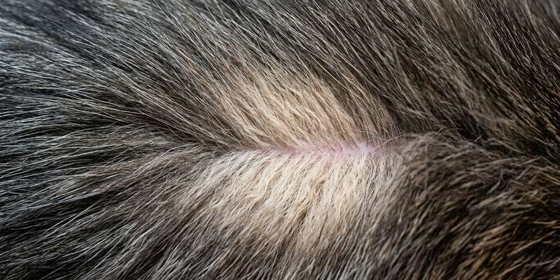 macro shot of cat