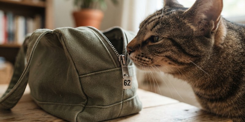 cat nose sniffing open